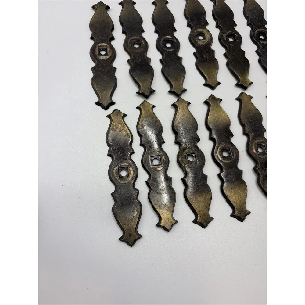 Dark Aged Bronze Black Metal Hardware 27 Cabinet Backplates Ornate Antique Style